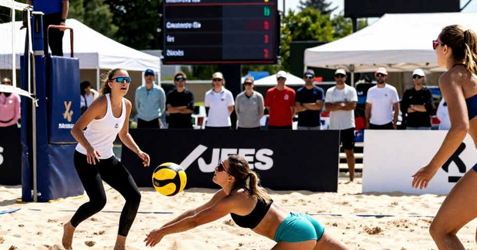 Ba mươi năm MOP bóng chuyền nữ NCAA: Cột vị trí và đường ống bãi biển